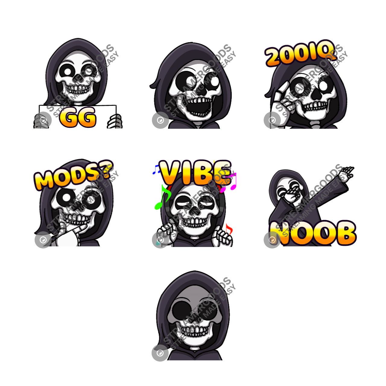 Grim Reaper Sub Emotes
